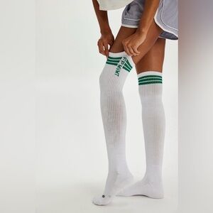 FP Movement Race Pace stripe scrunch socks